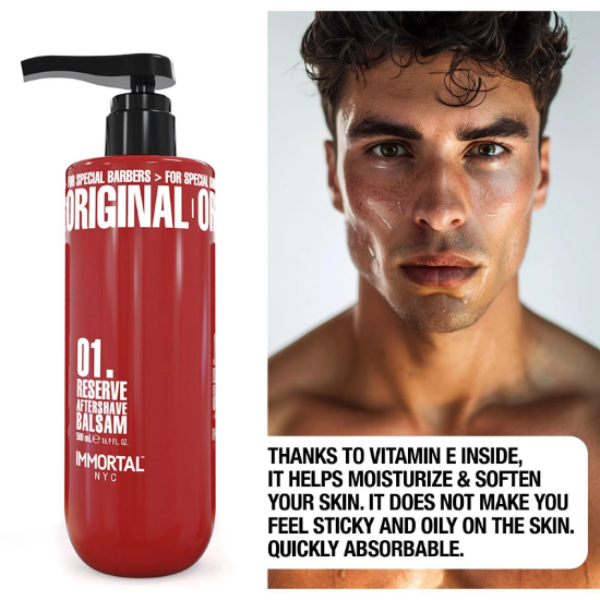 After shave balsam - IMMORTAL - Reserve 01 - 500 ml 