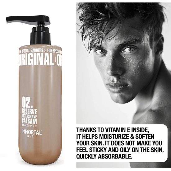 After shave balsam - IMMORTAL - Reserve 02 - 500 ml 