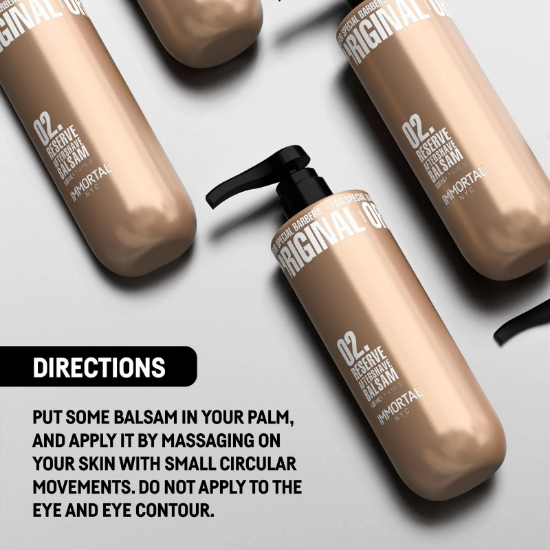 After shave balsam - IMMORTAL - Reserve 02 - 500 ml 