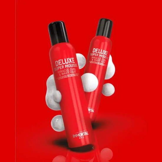 Spuma pentru parul cret - IMMORTAL - Deluxe - 300 ml  