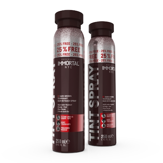 Spray pentru colorarea parului - IMMORTAL - Saten Inchis - 250 ml 