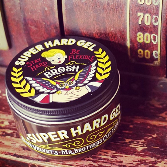 Gel pentru par - BROSH - Super Hard - 200 gr