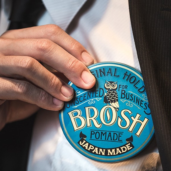 Ceara pentru par - BROSH - Pomade  - Unscented - 115 gr  