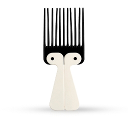 EUROSTIL - Pieptene pentru aranjat parul - Pompadour - Negru