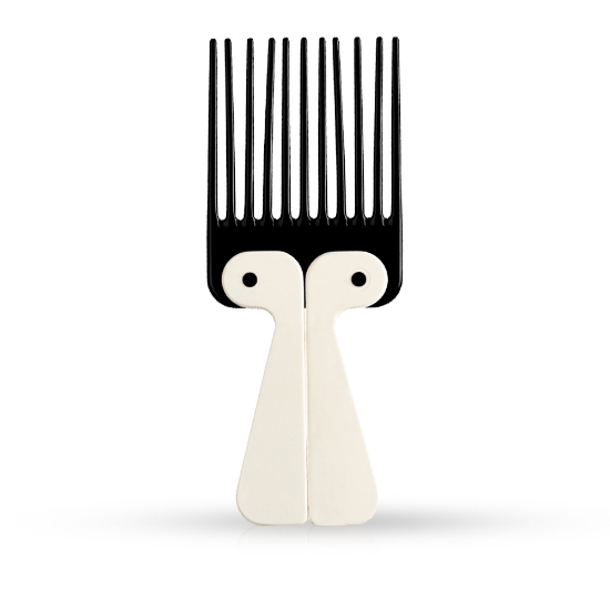 EUROSTIL - Pieptene pentru aranjat parul - Pompadour - Negru