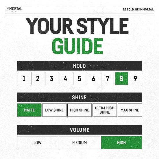 Ceara de par - IMMORTAL - Matte Look- 150 ml