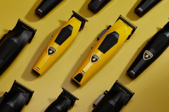 Set JRL Profesional - Diamante - Masina de tuns 2025C + Masina de contur 2025T - Yellow - fara fir 