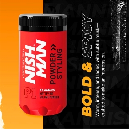 Pudra de volum - NISH MAN - FLAMING - 20 gr