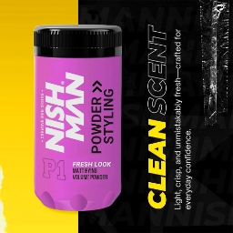 Pudra de volum - NISH MAN - FRESH LOOK - 20 gr
