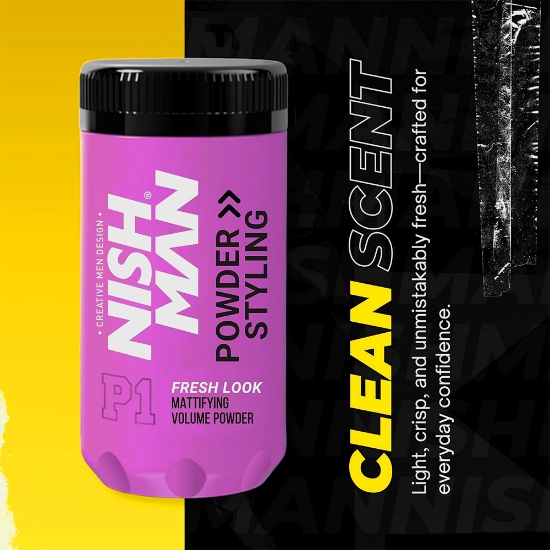 Pudra de volum - NISH MAN - FRESH LOOK - 20 gr