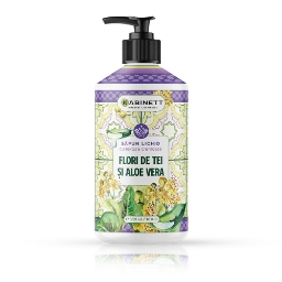 Sapun Lichid - KABINETT - 500 ml - Flori de Tei si Aloe Vera