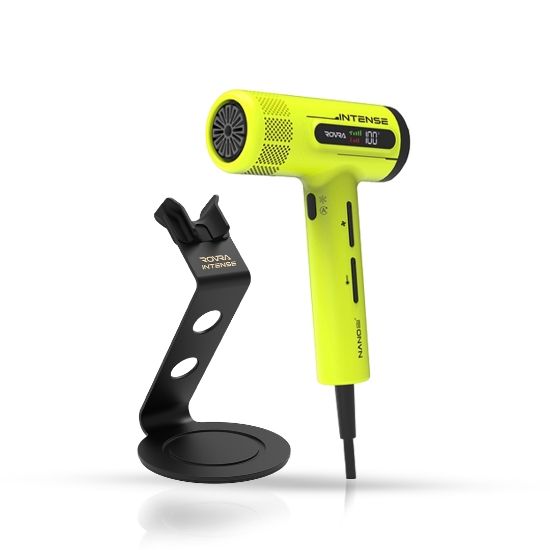 Pachet promo - ROVRA - Uscator de par Intense Verde + Suport uscator 