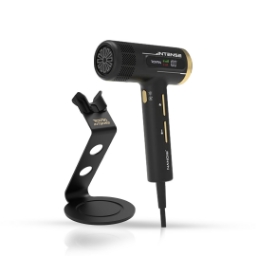 Pachet promo - ROVRA - Uscator de par Intense Negru + Suport uscator 