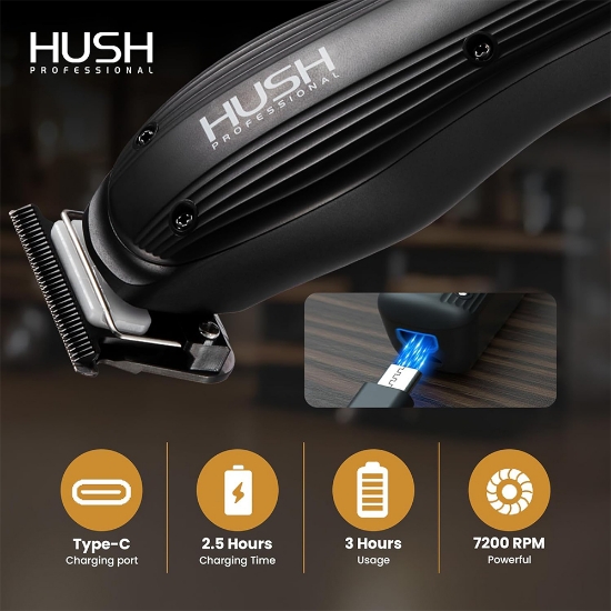 Imagine Masina de contur - HUSH PROFESSIONAL / T2 - 7200 RPM - fara fir 