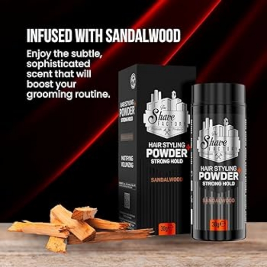 Imagine Pudra - SHAVE FACTORY - de volum si efect mat 30 gr - SANDALWOOD