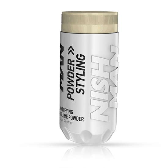 Imagine Pudra de volum - NISH MAN -  Light Hold -  Milky 20 gr 