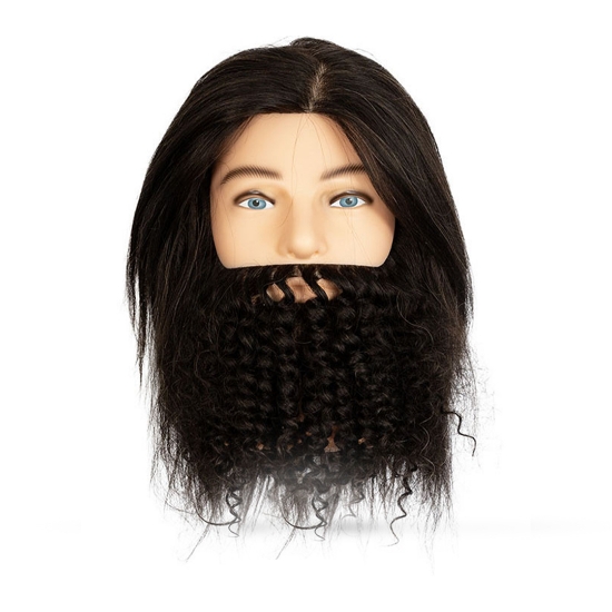 Imagine Cap de manechin + barba (creata) EXALTO - BEN - par 100% natural