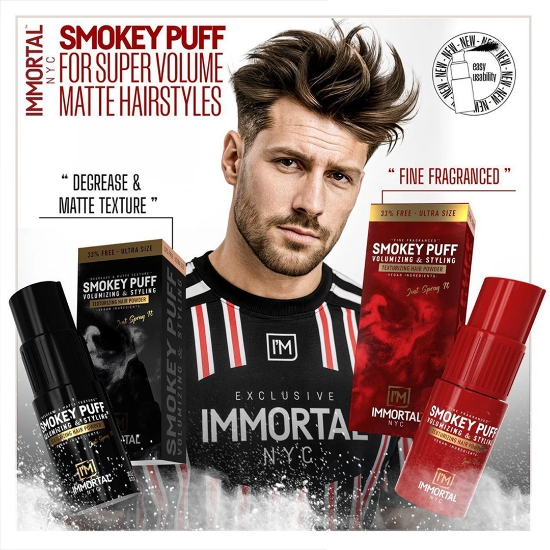 Imagine Pudra de volum- IMMORTAL - Smokey Puff - 20 gr  - fragranced