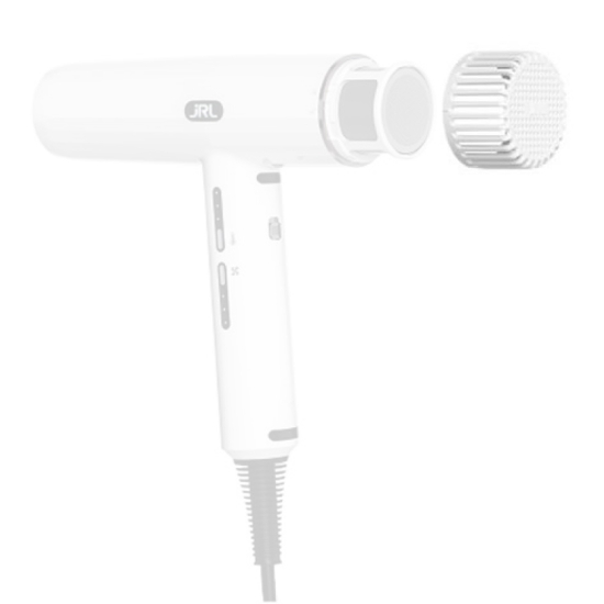 Imagine Capac + filtru de schimb pentru uscator de par JRL Forte - Alb