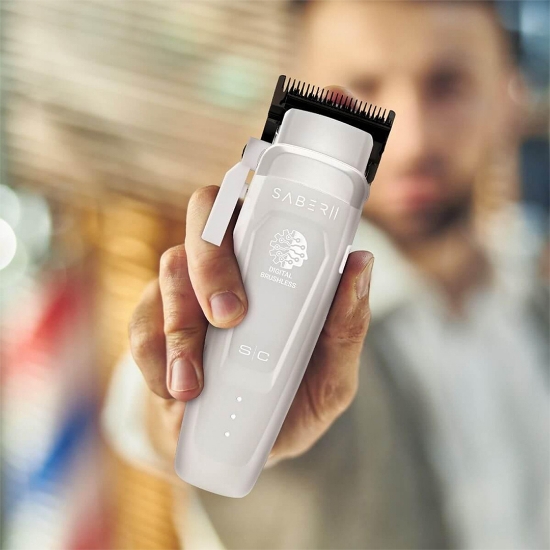 Imagine Masina de tuns - STYLECRAFT - Saber II - 7.500 RPM - Alb - Editie Limitata