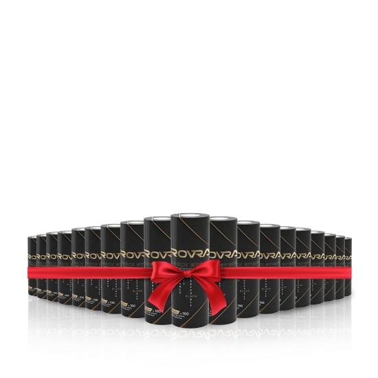 Imagine Pachet promo - Gulere de hartie Rovra pentru frizerie -  Negre - set 5 role - 20 buc