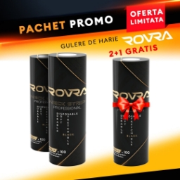 Arată detalii pentru Pachet promo - Gulere de hartie Rovra pentru frizerie - Negre - set 5 role - 3 buc (2+1 GRATIS) Imagine Pachet promo - Gulere de hartie Rovra pentru frizerie - Negre - set 5 role - 3 buc (2+1 GRATIS)