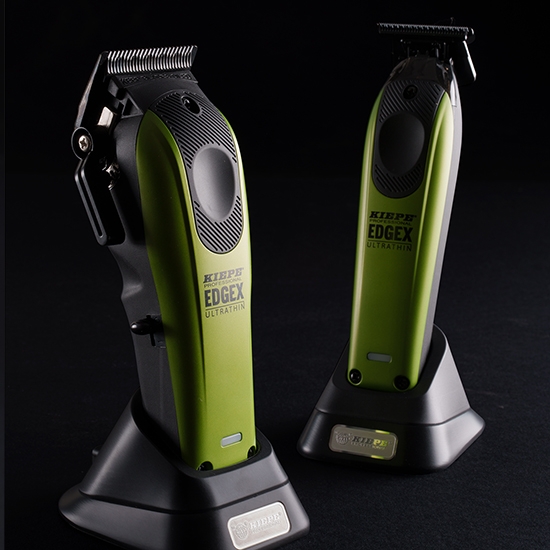 Imagine Set EDGE X - KIEPE - Masina de tuns + Masina de contur -  Ultra Thin - Verde